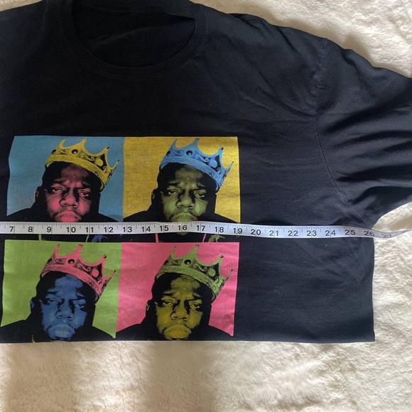 The Notorious BIG | Black Graphic Print Short Sleeve Crew Neck T shirt | Men XXL - Picture 4 of 6